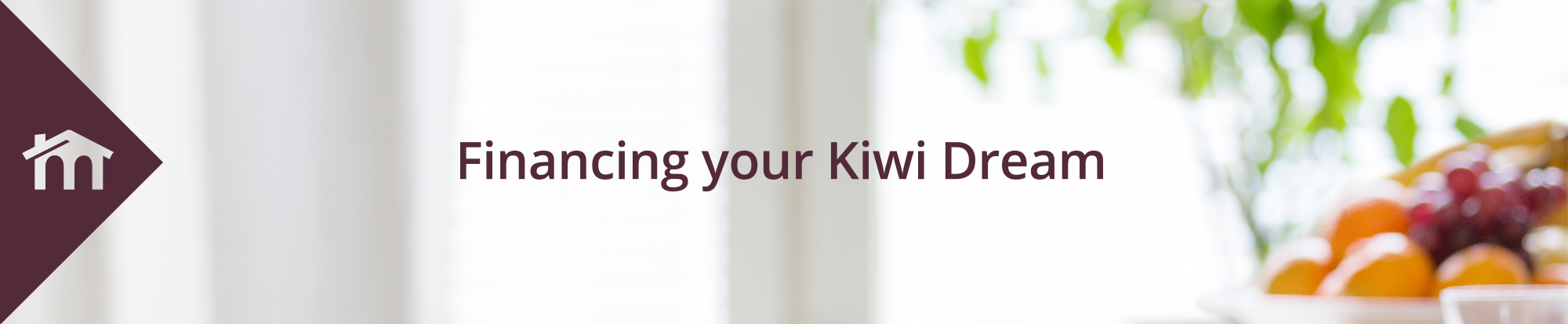 Financing your Kiwi Dream